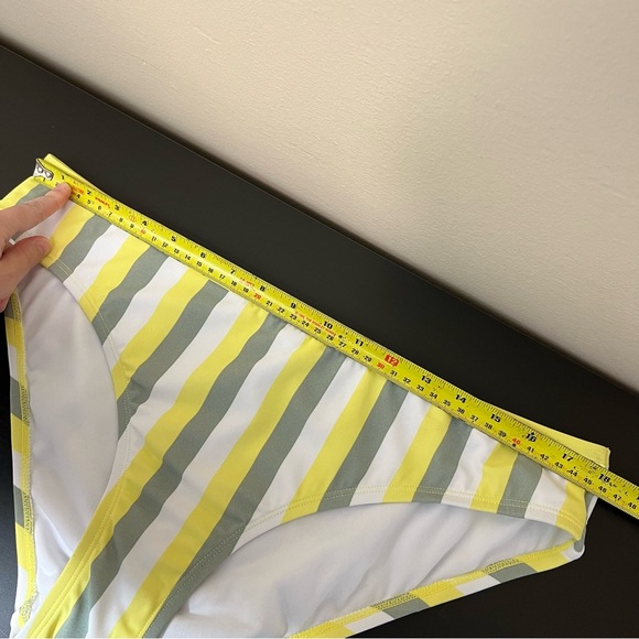 NWT Kona Sol Yellow Stripe Bikini Bottom Size XL - Picture 10 of 11